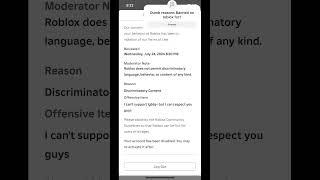 wth roblox banned for what???!