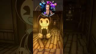 Is He Gonna Follow Me #bendyandtheinkmachine #bendythedemon #batim #horrorgaming #funny #shorts