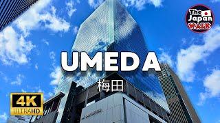 Umeda: The Best of Modern Osaka | Walking Tour | 4K