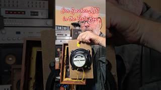 DIY Tuning - Car Speaker MTC in the #1970s Vintage Mini TESLA SPEAKER BOX Sound Test @Angelicaaudio