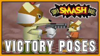 Super Smash Bros. - All Victory / No Contest Poses