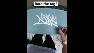 Graffiti tag #1 Drakos graffiti bombing and tagging