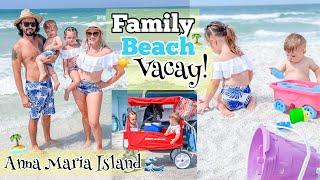 FAMILY BEACH VACATION 2021 WITH A ONE YEAR OLD AND TODDLER | Anna Maria Island, FL | Pieces of Jayde