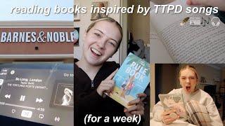 Reading books inspired by tortured poets department songs for a week! 🪶 (reading vlog)