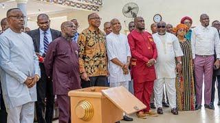 Peter Obi Join Gov Alex Otti As He Mark's 2nd Year In Office At Seven days Adventist Church Umuhia