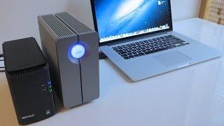 6TB RAID Drives Thunderbolt vs USB 3.0 Speed Test / Lacie vs Buffalo