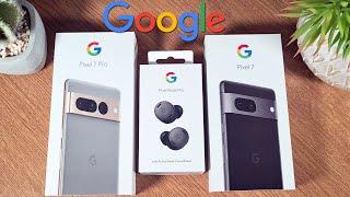 The Google Pixel 7, Pixel 7 Pro and Pixel Buds Pro Unboxing & Hands ON