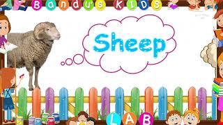  Farm Animals Part-5| Learn Farm Animals and Animal Sounds | Bandu's KIDS LAB
