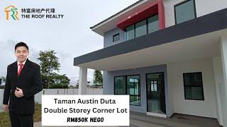 Taman Austin Duta Double storey Terrace For Sale (Corner lot) From RM850K nego  Johor Bahru