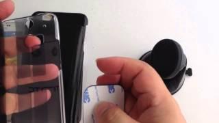 Universal Magnet Car Mount easy installation with iPhone 6 and iPhone 6 Plus