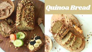 Quinoa Bread Recipe I High Protein I Low Carb I Gluten Free I Vegan I Yeast Free I