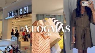 VLOGMAS DAY 3: Grocery haul, mall day out..