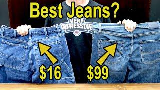 $16 vs $99 Jeans? Let's Settle This! Wrangler, Levi’s, Carhartt, Dickies, Nautica, LEE, Lucky