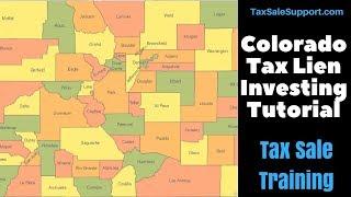 Colorado Tax Lien Sale Basics: State Overview!