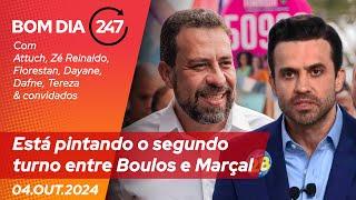 Bom dia 247: está pintando o segundo turno entre Boulos e Marçal (4.10.24)