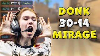 CS2 POV | donk [KD 2.14] (Mirage) FACEIT RANKED | 30-14 + VOICE