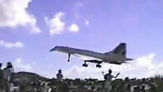 Concorde Air France Landing at Saint Martin (1989)
