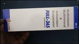 FULL-365 SUSPENSION | Multivitamin Multimineral & Antioxidant Suspension | FULL 365 Syrup | FULL 365