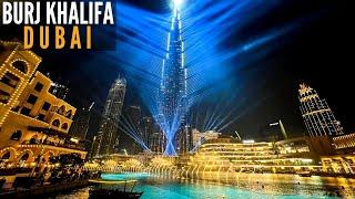 Burj Khalifa Dubai Laser Light Show 2022 | World's Tallest Building | Dubai Tourist Attractions