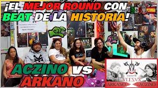 COLOMBIANOS REACCIONAN a ¡EL MEJOR ROUND CON BEAT DE LA HISTORIA! ACZINO vs ARKANO [COLISEVM 2015]