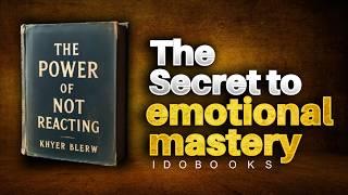 The Power of Not Reacting: Unlocking the Secret to Emotional Mastery (Audiobook)