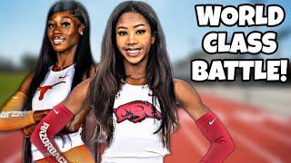 Britton Wilson vs Rhasidat Adeleke 400m Showdown | NCAA Finals | Track And Field 2023