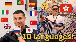Hongkong Polyglott spricht 10 Sprachen (feat. Ronaldo)