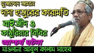 পীর দাদা হুজুরের করামতি, বায়জিদ ও কাঠুরিয়ার বিবির ঘটনা // Maolana Abul Kalam Saheb মাওঃ আবুল কালাম