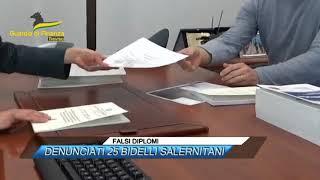 FALSI DIPLOMI, DENUNCIATI 25 BIDELLI SALERNITANI  |SUD TV 114|