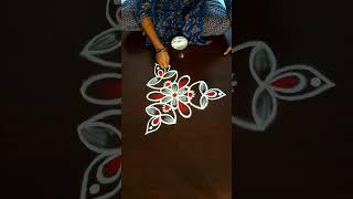 Simple Flower Rangoli