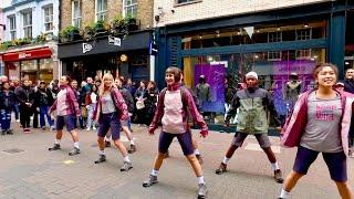 Surprise Flash Mob on London's Carnaby Street... You've Never Seen a Store Opening Like This!