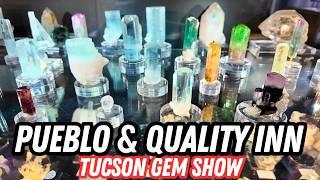 Tucson Gem Show Day 3 | Pueblo & Quality Inn/Motel Show | Crystal Shop with me!