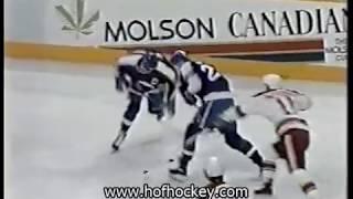 January 11, 1989 Winnipeg Jets - 3 @ Calgary Flames - 8 Dale Hawerchuk