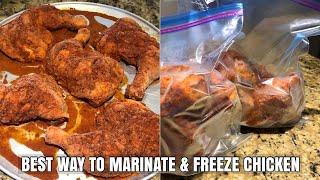 BEST WAY TO MARINATE & FREEZE CHICKEN | IN URDU/HINDI*