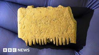 Archaeologists discover oldest known sentence in first alphabet - BBC News