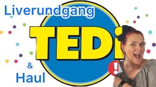 Tedi Haul  LIVERUNDGANG ️ basteln  Deko  und mehr  Hedwig Gedönsrat ️