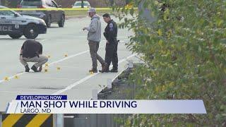 Prince George’s County residents on edge after a man is shot while driving