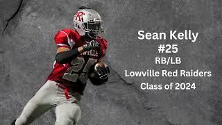 Sean Kelly #25 RB/LB (Class of 2024) Lowville Red Raiders (Section III)