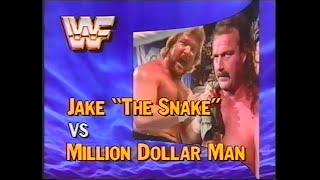 Jake Roberts vs Ted DiBiase   SuperStars Feb 3rd, 1990