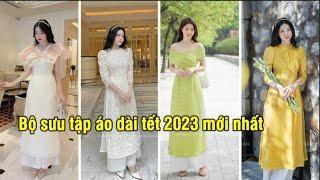 Top 14  mẫu áo dài tết 2023 mới nhất