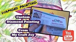 Diamond Painting - Unboxing A Custom Diamond Painting From My Craft Joy!