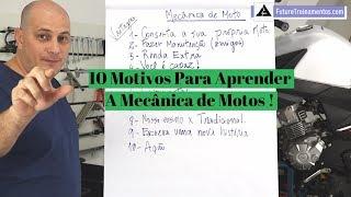 10 Motivos Para Aprender o Curso de Mecânica de Motos.