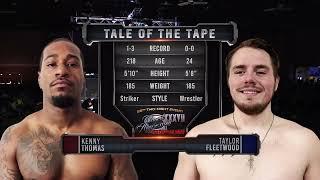 Kenny Thomas vs Taylor Fleetwood Caged Aggression XXXVII “Path to Glory”