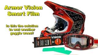 Armor Vision - Is this the solution to wet weather goggle woes?...