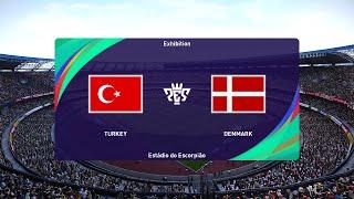 Türkiye U19 vs Denmark U19 (22/07/2024) UEFA U19 EURO 2024 PES 2021