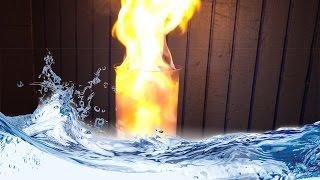 Как зажечь огонь с помощью воды? Химический эксперимент!