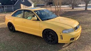 2000 Imola Yellow B5 AUDI s4