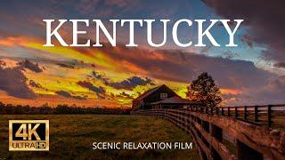 KENTUCKY 4K Scenic Relaxation Film | Flying Over Kentucky | Cinematic Drone Movie