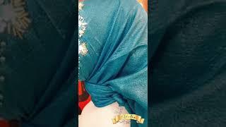 Jilbab Pesta Simple Mewah Segi Empat