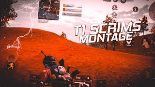 T1 SCRIMS MONTAGE  !! PUBG MOBILE LITE MONTAGE !! SHREW GAMING